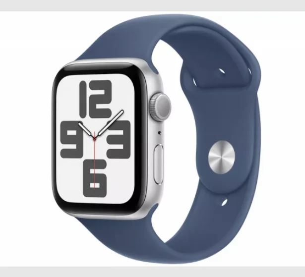 Apple Watch SE (2nd Gen) GPS 40mm - Silver Aluminium with Denim Sport Band (S/M)