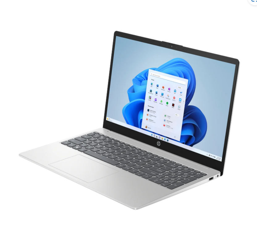 HP 15s AMD Ryzen™ 5 7520U 16GB RAM 512GB SSD Laptop Natural Silver